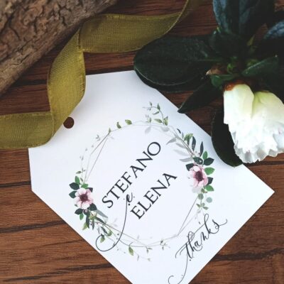 Segnaposto Matrimonio Sagomato