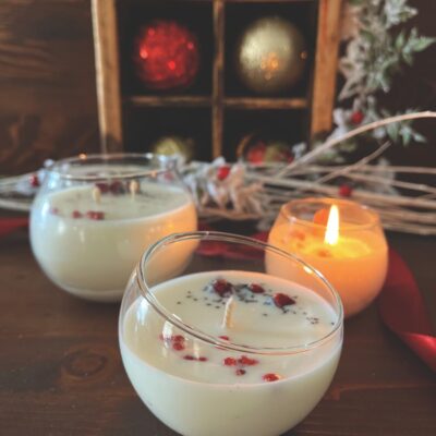 Tris candele Boule Natale