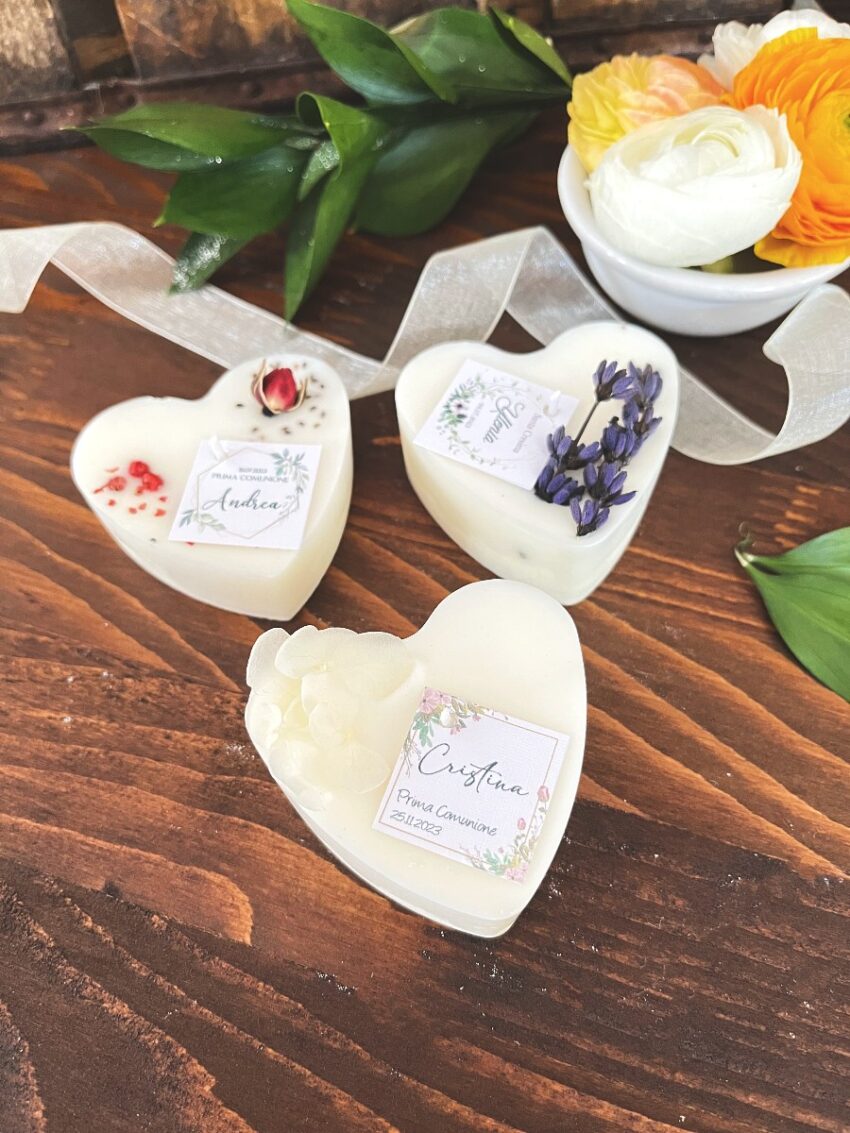 Set di 6 pellicole per candele per comunione, per cresima, comunione o battesimo
