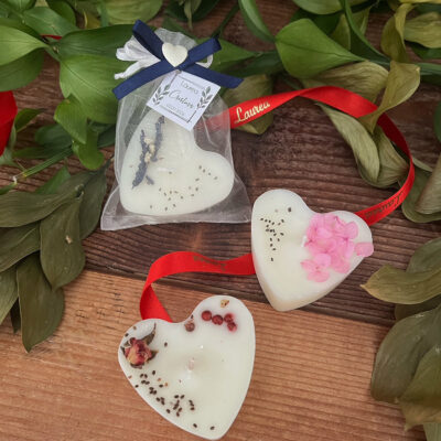 Segnaposto Laurea – Candela cuore profumato "Precioso"