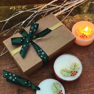 Set Candela e Medaglione profumati Holly